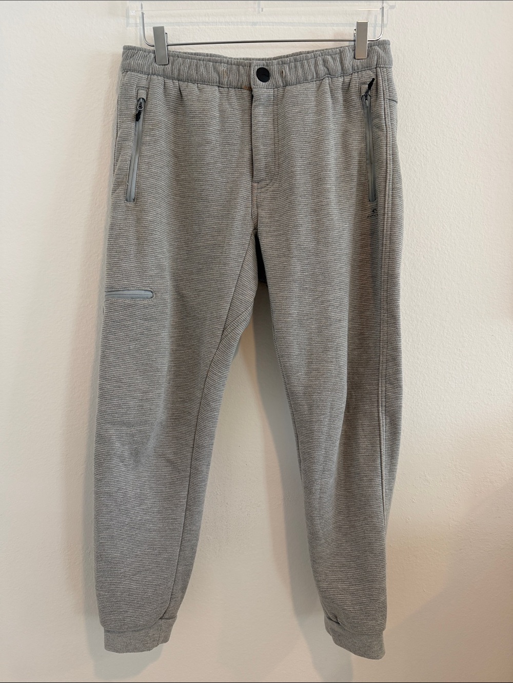 Rip Curl Grey Ribbed Tech Joggers
